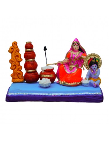 Rainbow Art Gallery Yashoda Making Butter